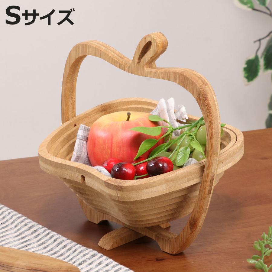 不二貿易 キッチンバスケット りんごバスケット S （ バスケット