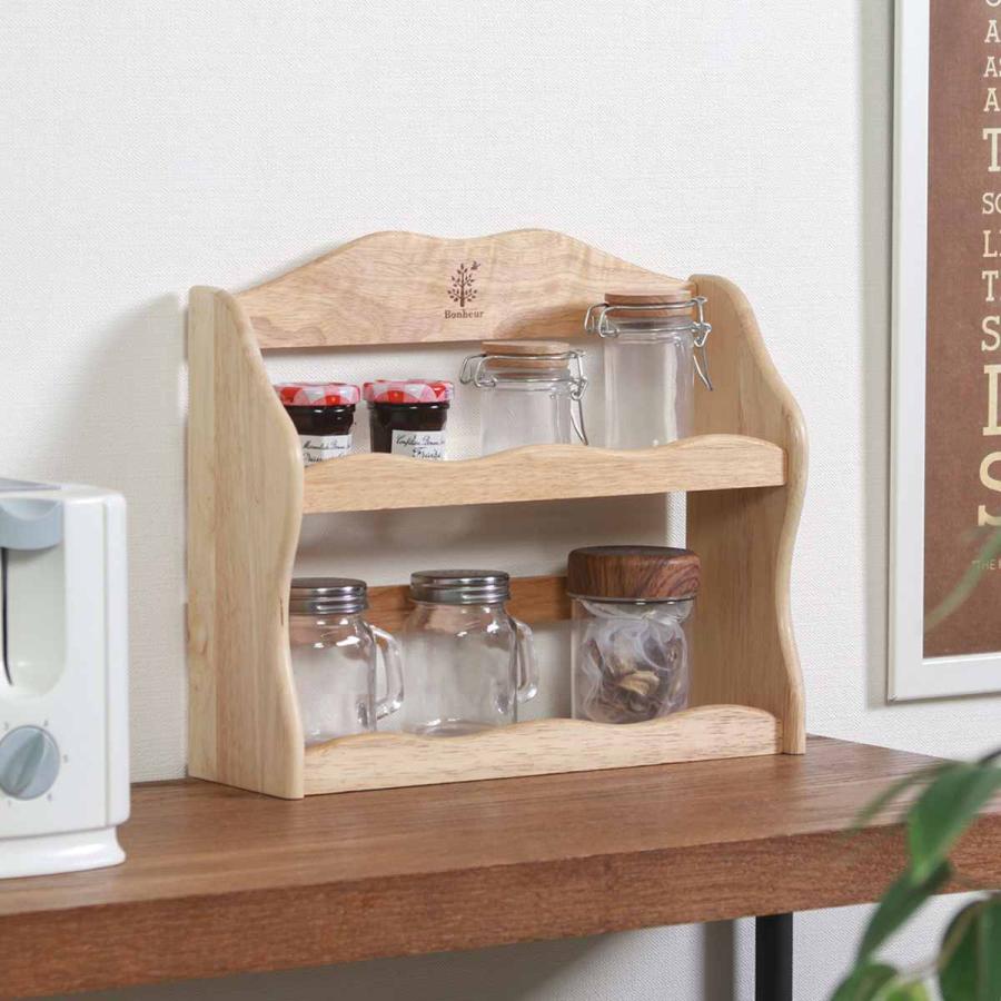 マイメロディ スパイスラック 調味料ラック 木製 収納 小物入れ 激レア 飾り棚 不二貿易（Fuji Boeki） 調味料ラック 木製 スパイスラック ボヌール 2