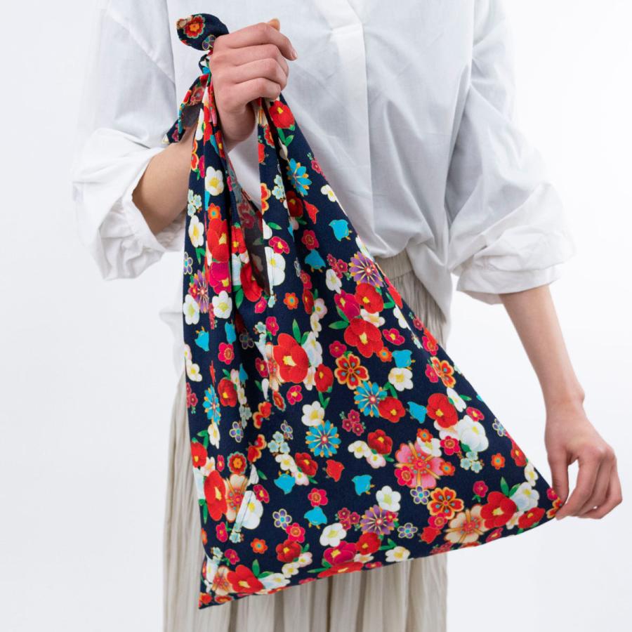 エコバッグ あずまトート 二越ちりめん （ サブバッグ レジ袋 買い物袋