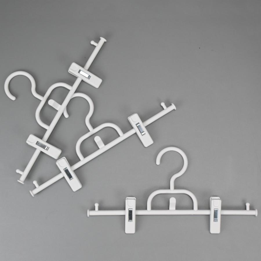 サワフジ ハンガー ボトムハンガー連結式 3本組 （ クリップハンガー