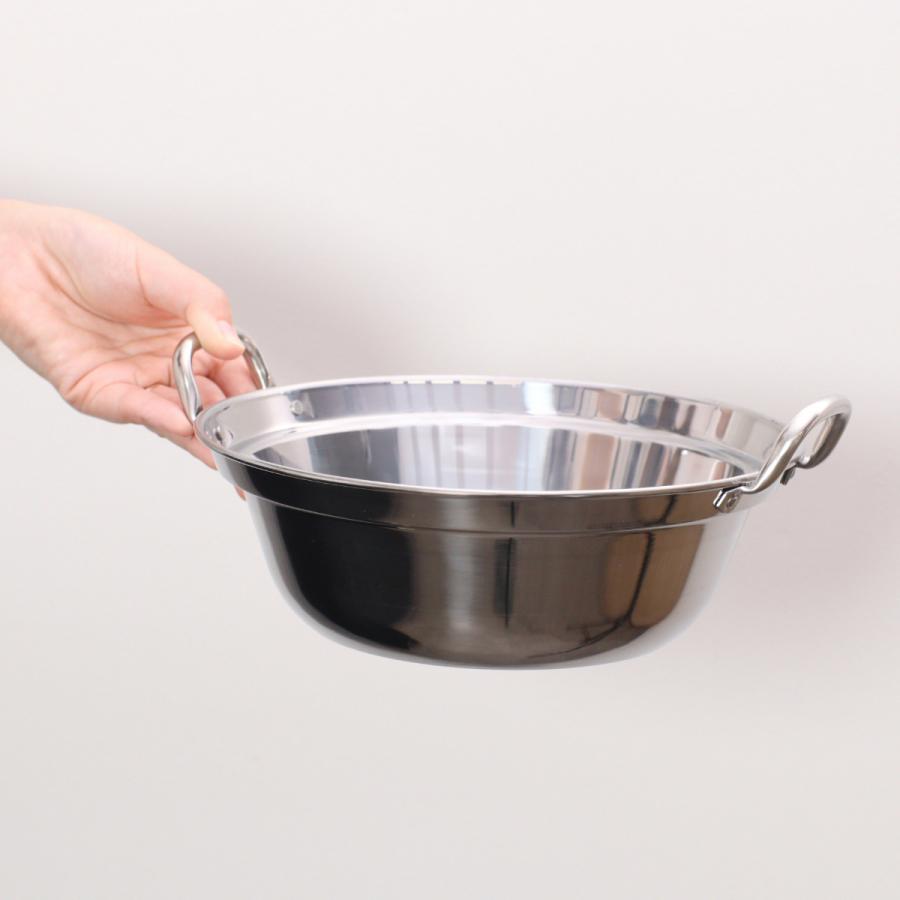 カンダ せいろ用鍋 30cm用 IH対応 ステンレス製 日本製 卓上鍋 （ ガス