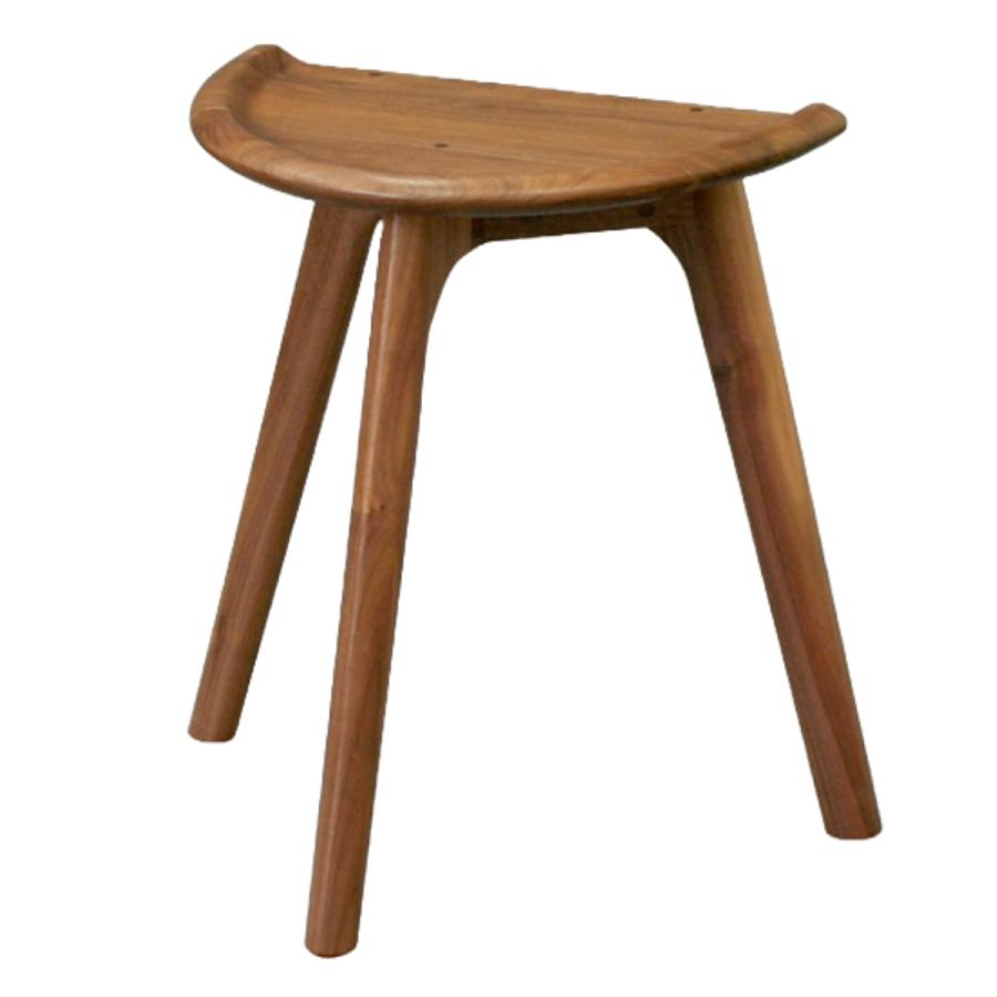 ウォールナット ハイスツール　サイドテーブル 起立木工 サイドテーブル 高さ44cm ウォールナット 2台使用可能 HALVE