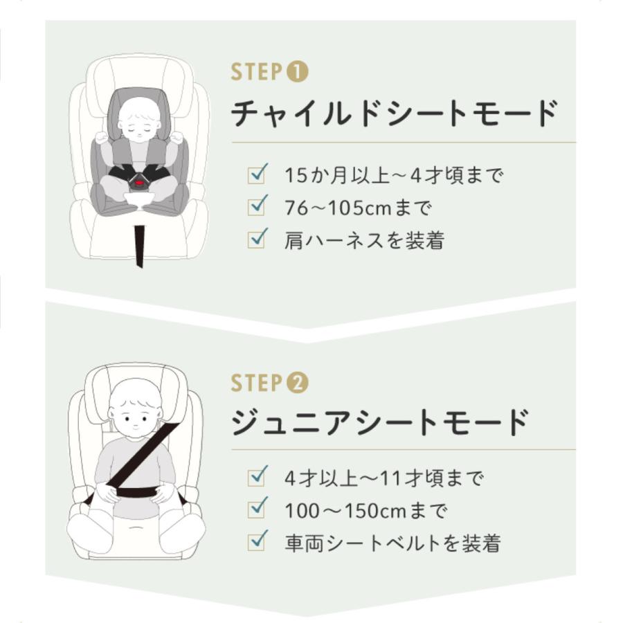 チャイルドシート ジュニアシート ISOFIX 身長 76cm〜150cm （ 新安全 