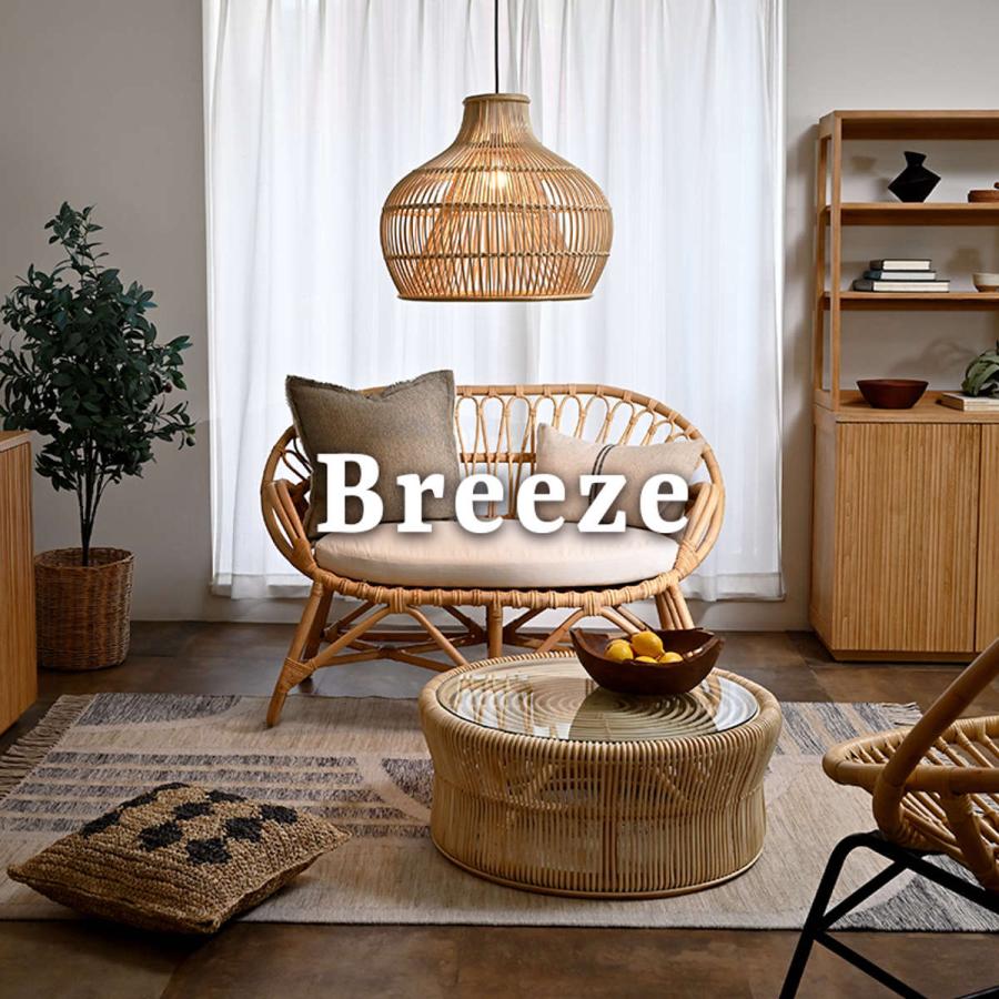 2人掛けソファ ラタン 座面高40cm クッション付 Breeze ( 開梱 2人掛けソファ ラタン 座面高40cm クッション付 Breeze ( 開梱