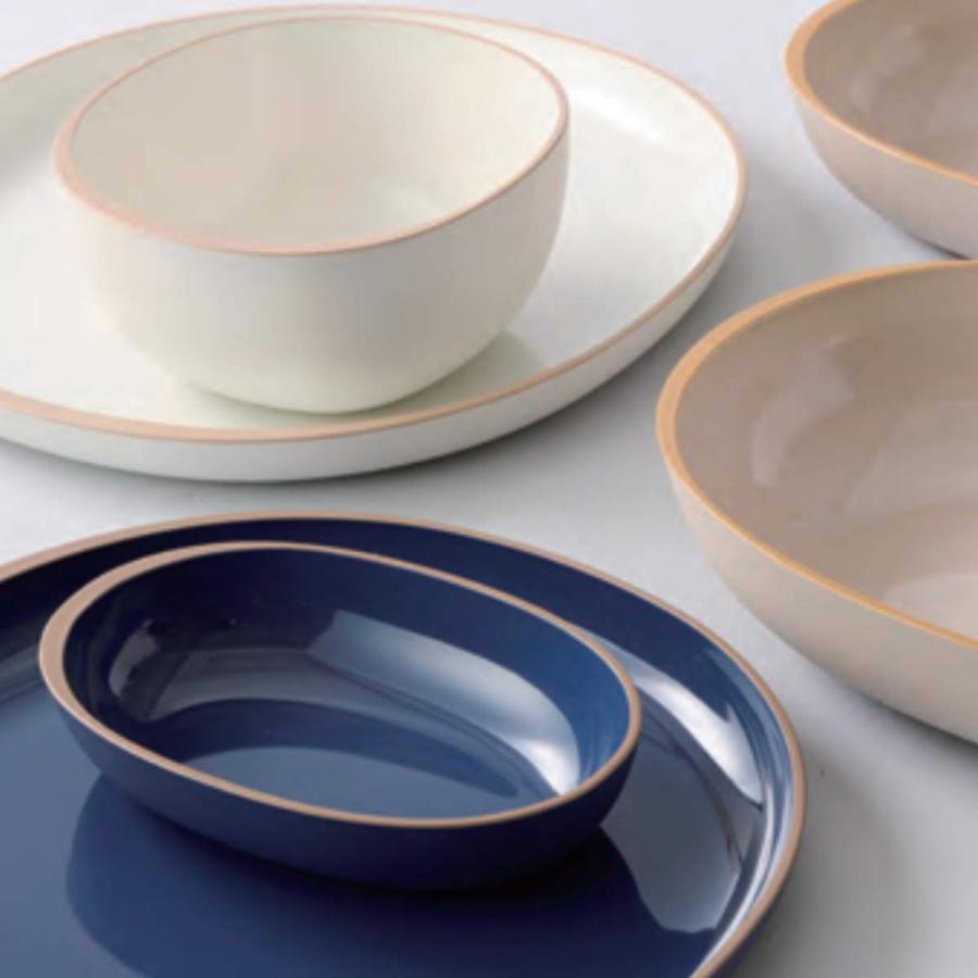 プレート 18cm M オーバル scoosy （ 食洗機対応 電子レンジ対応