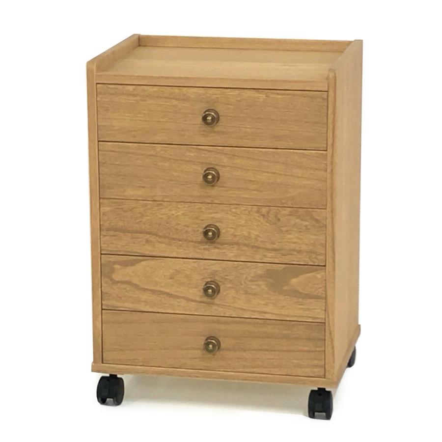 木製 和風チェスト 5引き出し キャスター付き　マーゼルン 木製 和風チェスト 5引き出し キャスター付き マーゼルン 【公式通販】