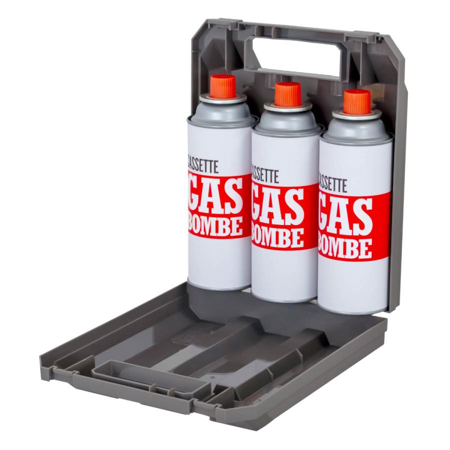 不動技研（FUDOGIKEN） カセットボンベ 収納ケース 3本収納