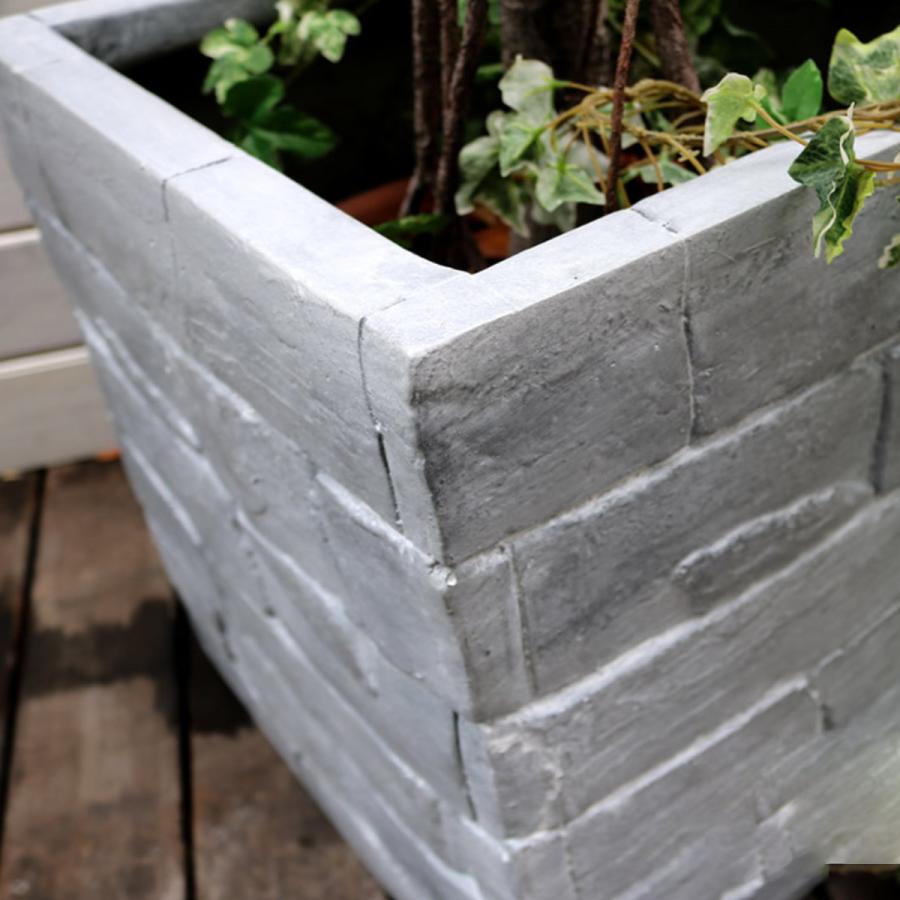 プランター レンガ調プランター TERRE GRIS 幅81cm （ プランター