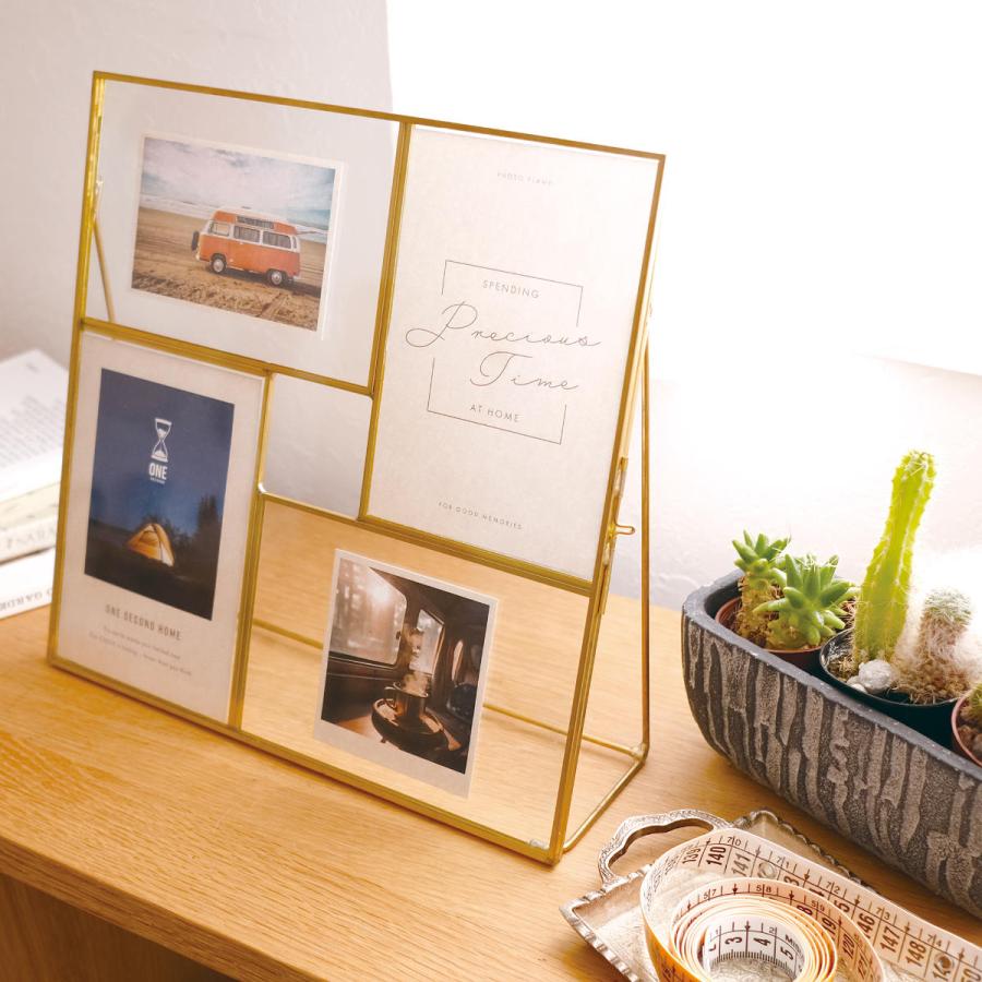 イタリア製、ミニフォトフレームふたつセット