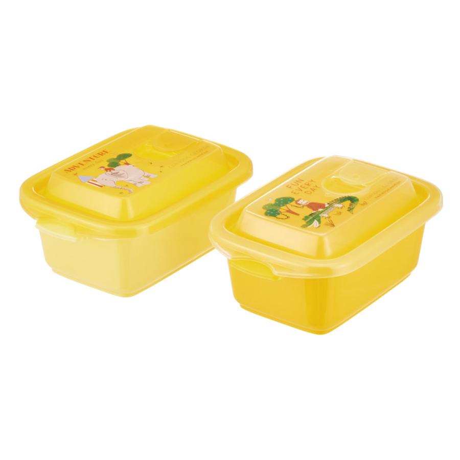 スケーター 保存容器 300ml エアー弁ふわっと保存容器 M おさるの