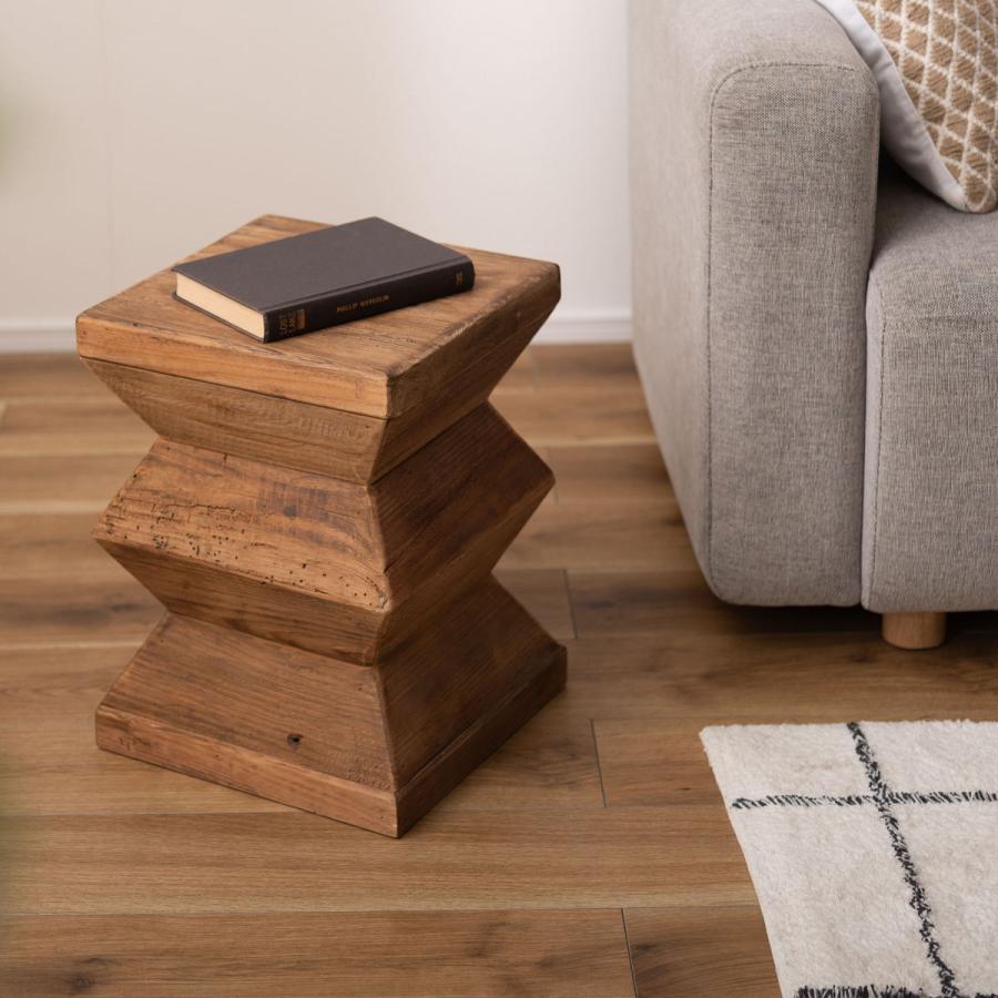 東谷 スツール 高さ42cm 天然木 古材 （ 木製 椅子 イス チェア