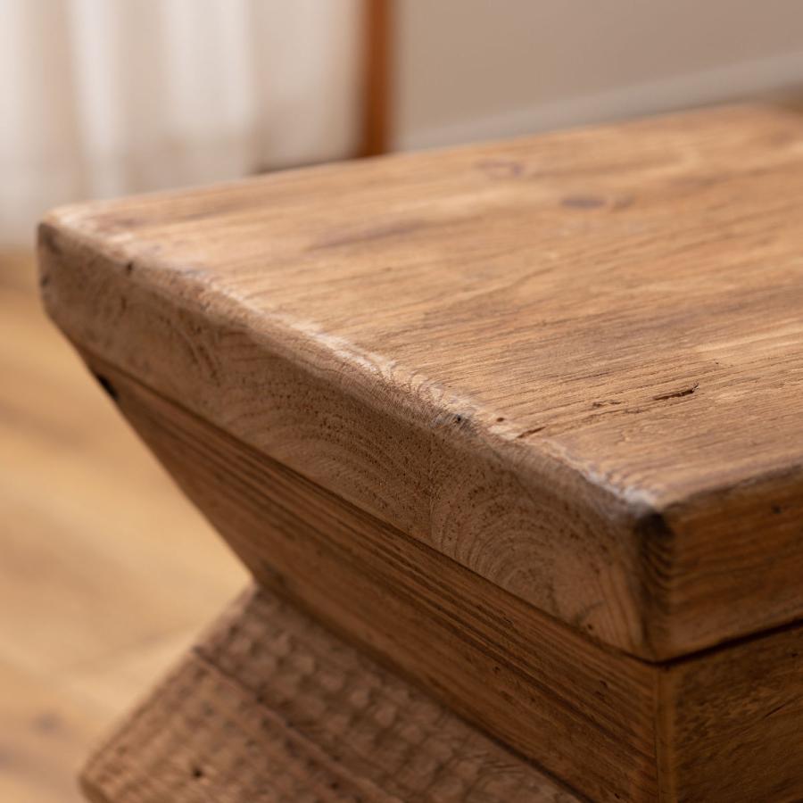 東谷 スツール 高さ42cm 天然木 古材 （ 木製 椅子 イス チェア