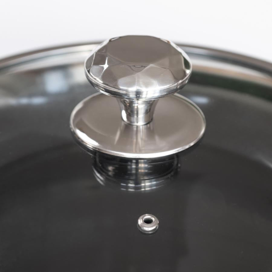 谷口金属工業 フライパン 24cm 深型 IH対応 槌目鍛造 セラミックコート