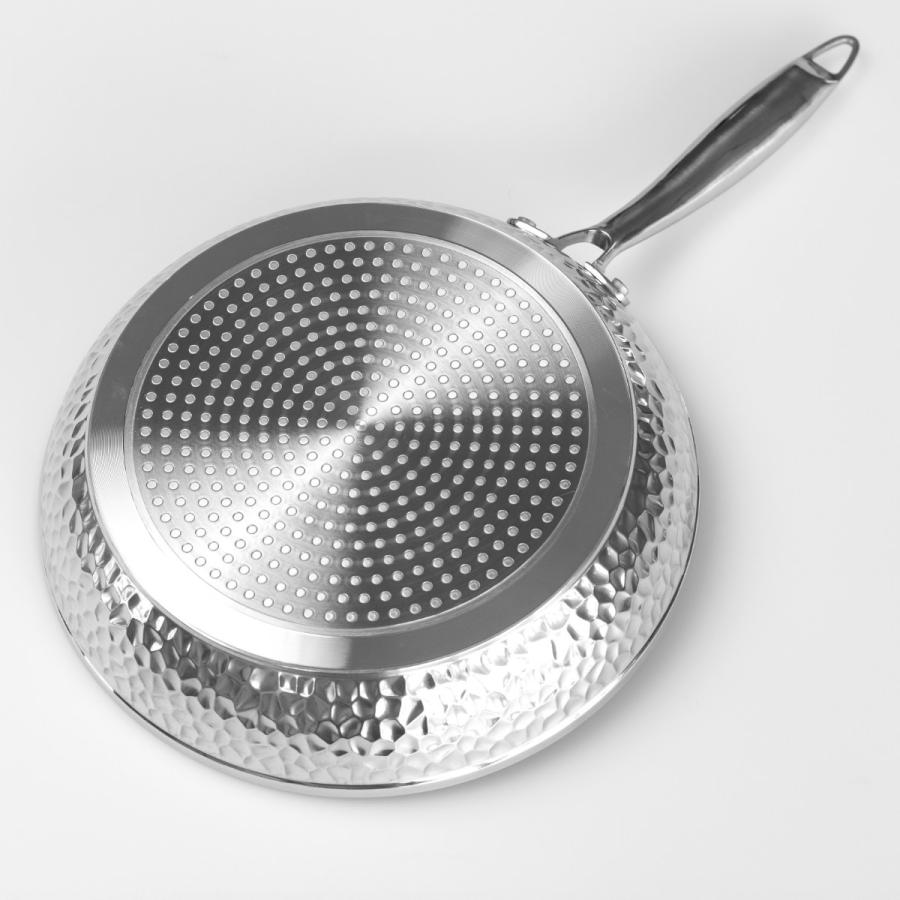 谷口金属工業 フライパン 26cm IH対応 槌目鍛造 セラミックコート