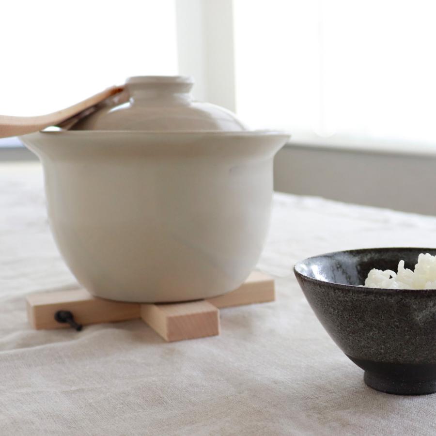 ご飯土鍋 3合炊き ヤマ庄陶器Hang out 炊飯土鍋 3合 Hangout 電子