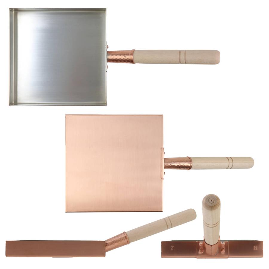 工房アイザワ 純銅 玉子焼き 関東型 21cm （ aizawa 日本製 ガス火専用