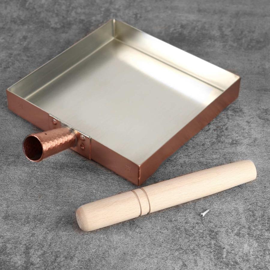 工房アイザワ 純銅 玉子焼き 関東型 21cm （ aizawa 日本製 ガス火専用