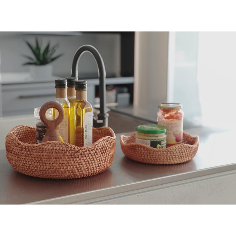 magnet バスケット WAFFEL'S BASKET S かご ラタン （ カゴ 天然素材