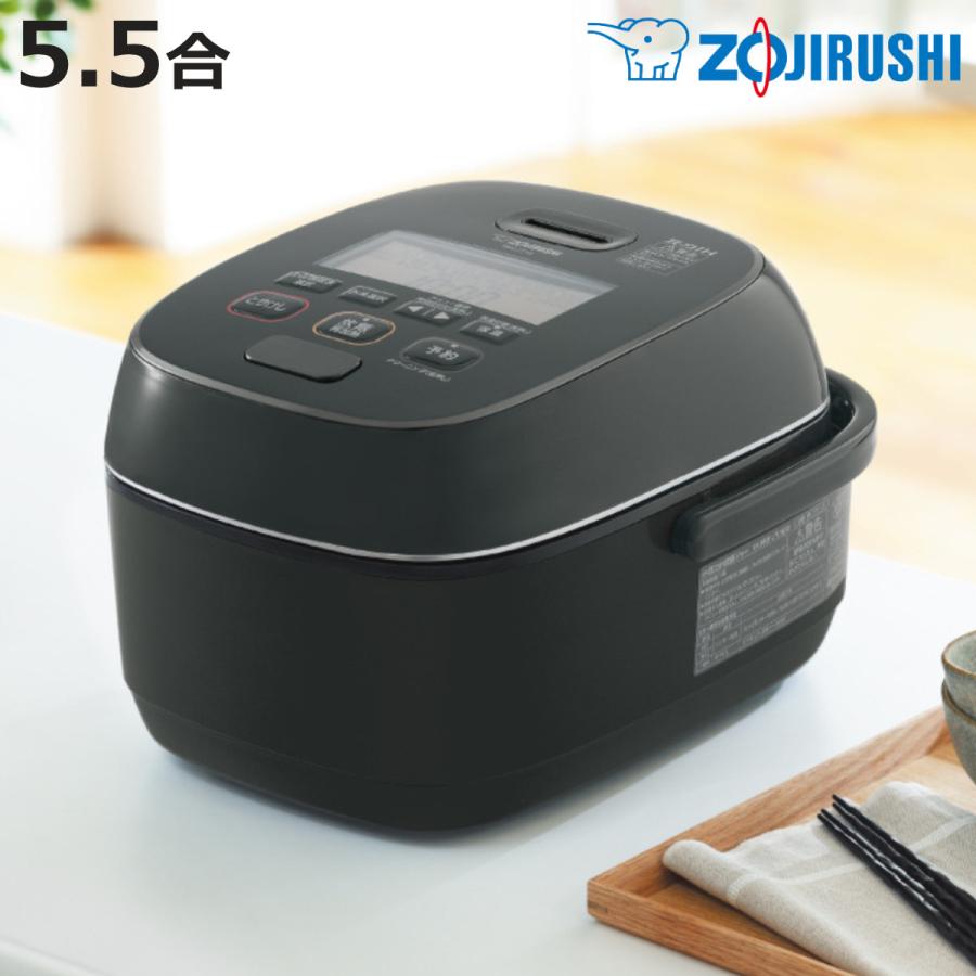 極め炊き 象印 圧力IH炊飯器 5.5合炊き 豪炎かまど釜 フラット設計