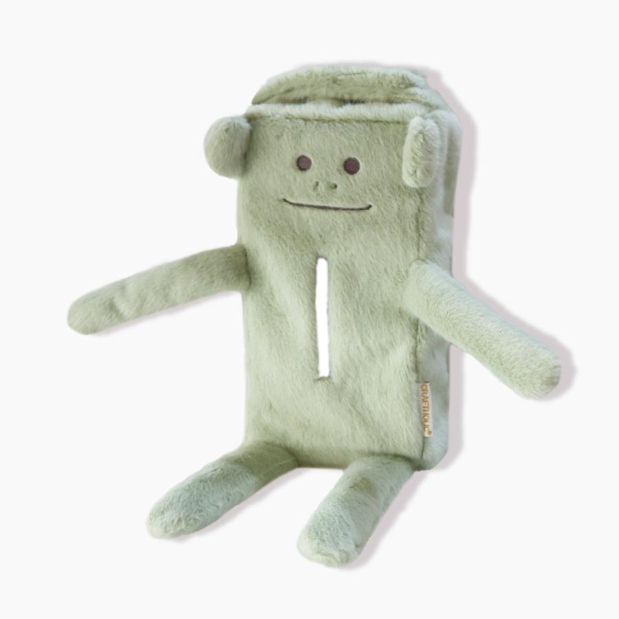 あにまるれっすん もっちりティッシュケース つきのわぐま 新品