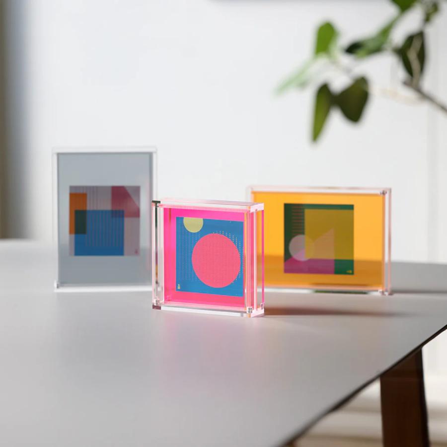 フォトフレーム AMS-01 透明 アクリル （ 写真立て フォト