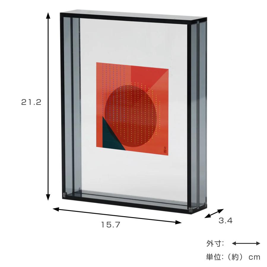 フォトフレーム AMS-03 透明 アクリル （ 写真立て フォト