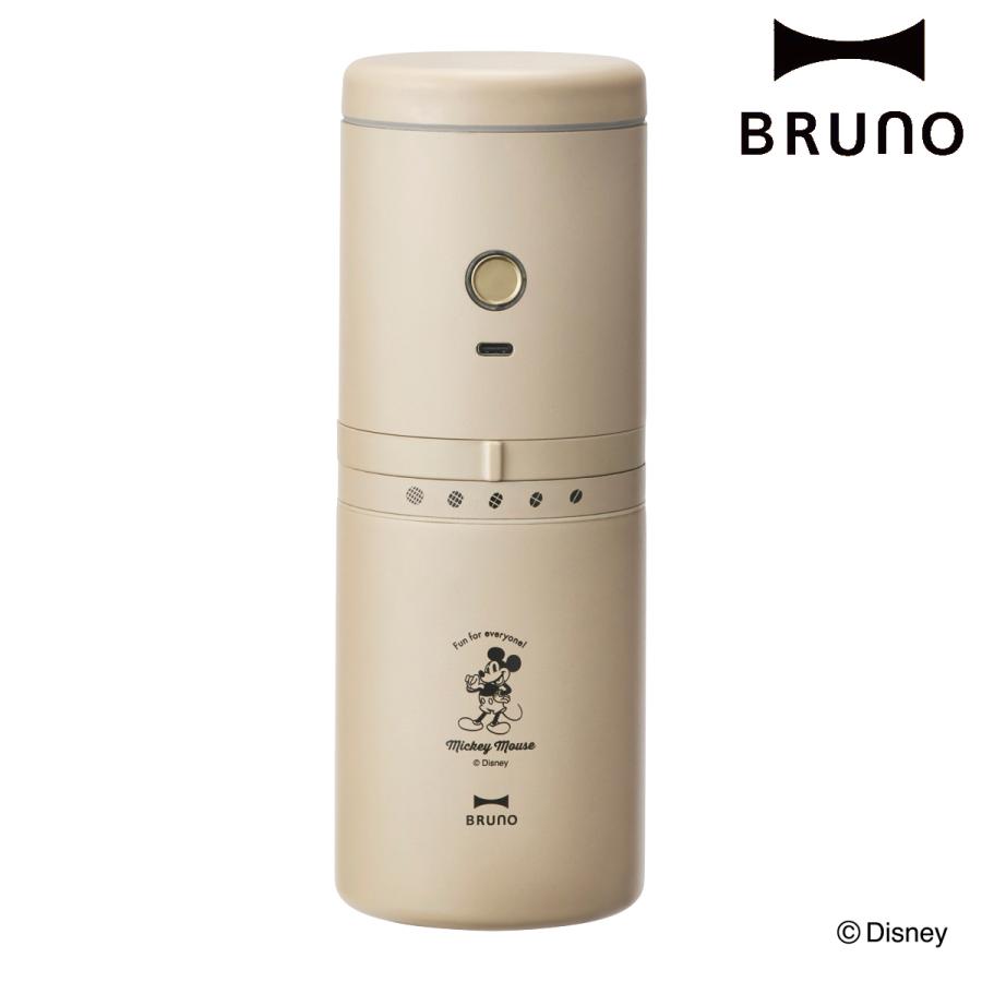 BRUNO コーヒーメーカー DISNEY 真空二重構造 パーソナル電動ミルコーヒーメーカー （ ブルーノ 電動ミル ドリッパー 一体型 ディズニー American Diner 5段階調節 コンパクト コードレス キッチン家電 スリム USB充電 おしゃれ ） BRUNO（ブルーノ） コーヒーメーカー DISNEY 真空二重構造 パーソナル