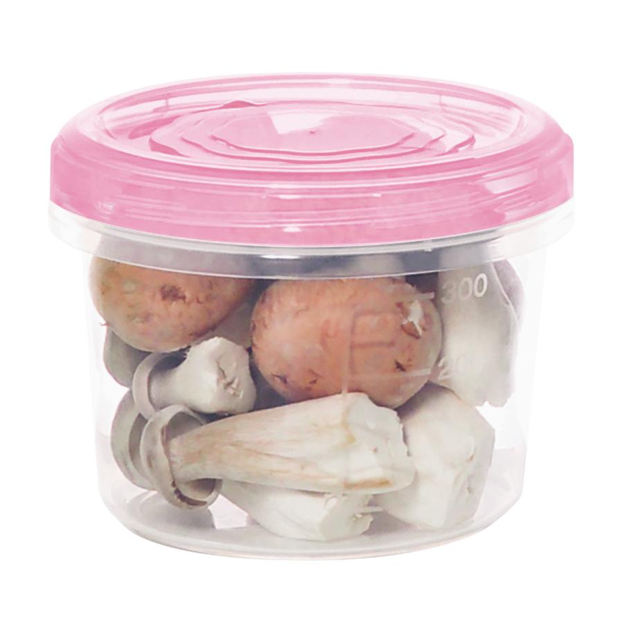 サンコープラスチック 保存容器 370ml エブリーパック NO.2 浅型 3個