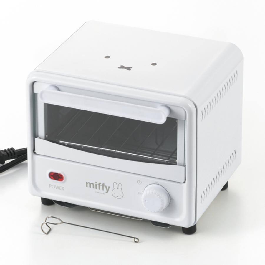 ミニオーブントースター 1枚 ミッフィー コンパクト （ トースター トースト 1人 1枚焼き リベイク 単身 小さい ）