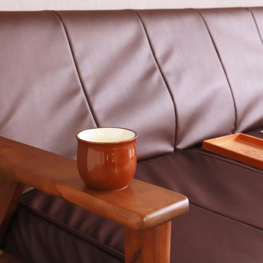 ソファ 2人掛け 幅122cm リクライニング 座面高2段調整 PVC アイル