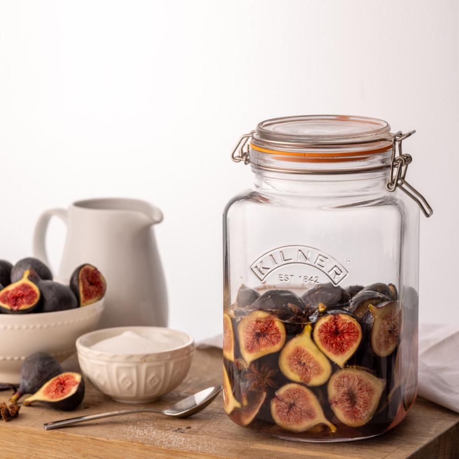 イギリス アンティーク キルナー KILNER ガラスジャー 大 3本セット