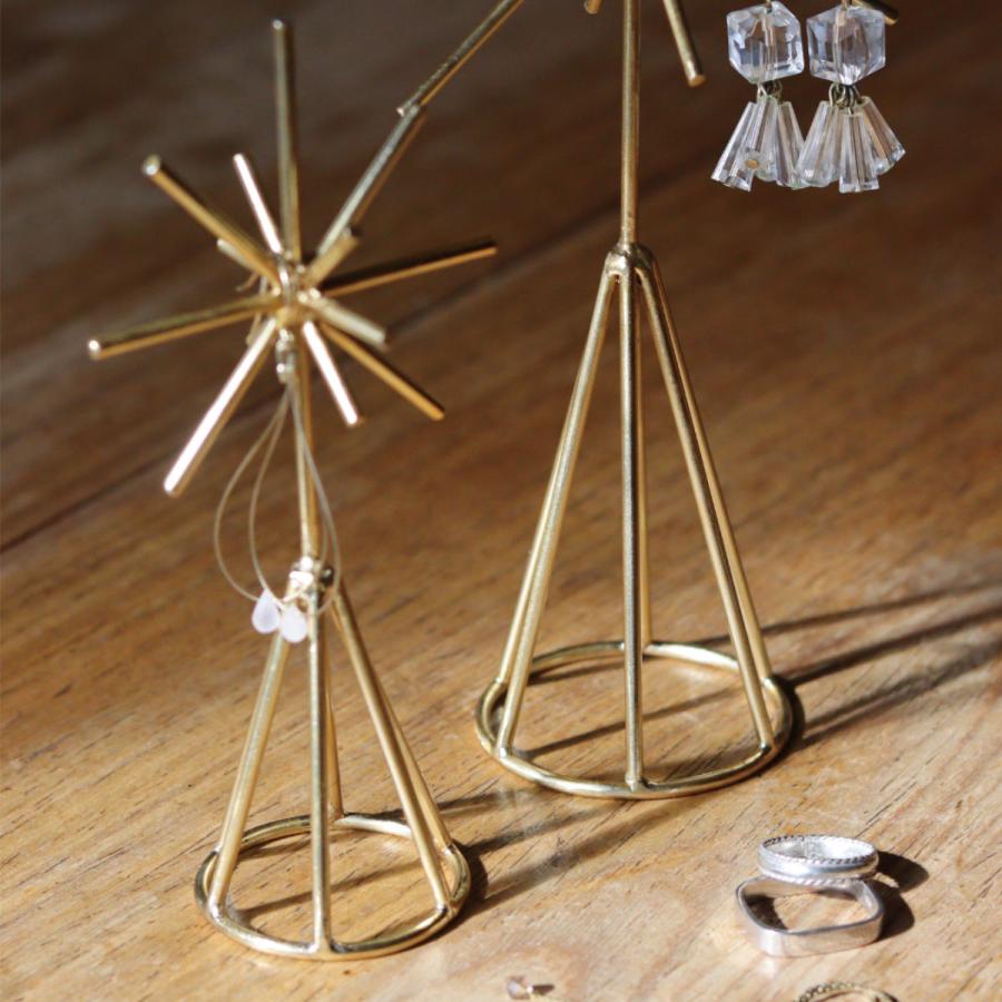 飾り物 Creer オーナメント インブルーム クロススタンド S 真鍮