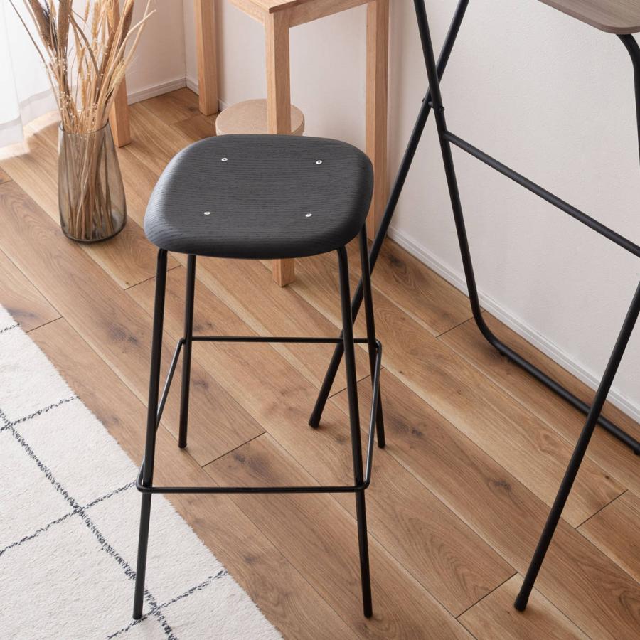 東谷 カウンターチェア 座面高75cm ハイスツール （ 背もたれ