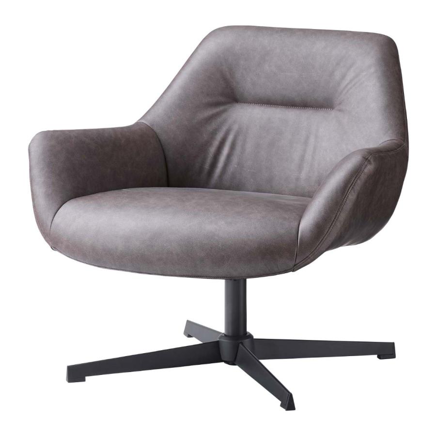 東谷 リビングチェア 座面高42cm クロスレザー生地 ファブリック生地