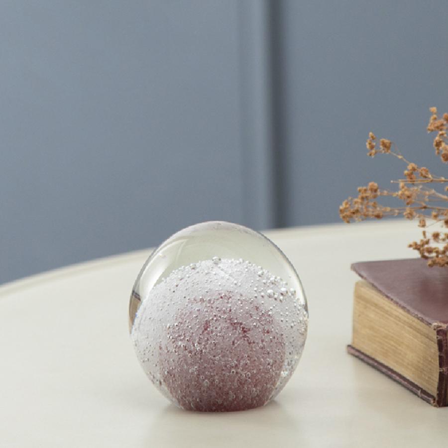 藤栄 ガラスインテリアオブジェ（Glass interior objects） 泡 S