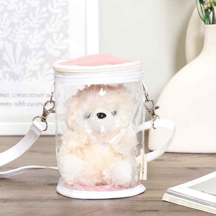 不二貿易 推し活 バッグ ぬいぐるみ クリアバッグ ぬいぐるみポーチ