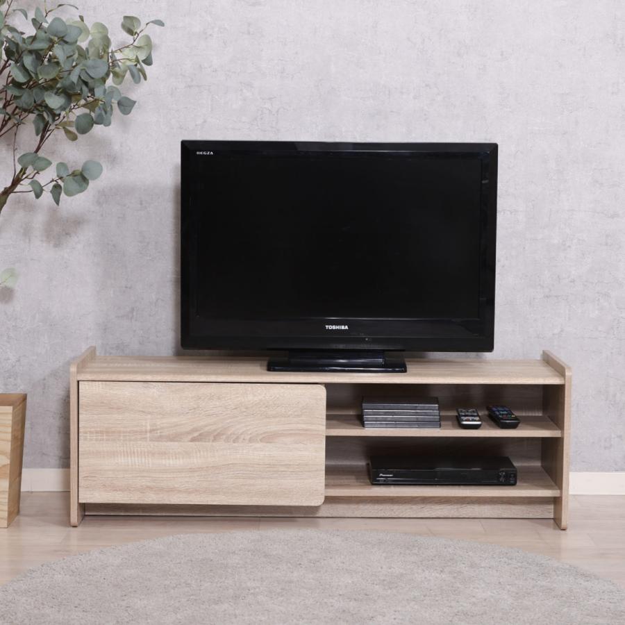 不二貿易（Fuji Boeki） テレビ台 幅120cm 木目調 ソフトクローズ 40型