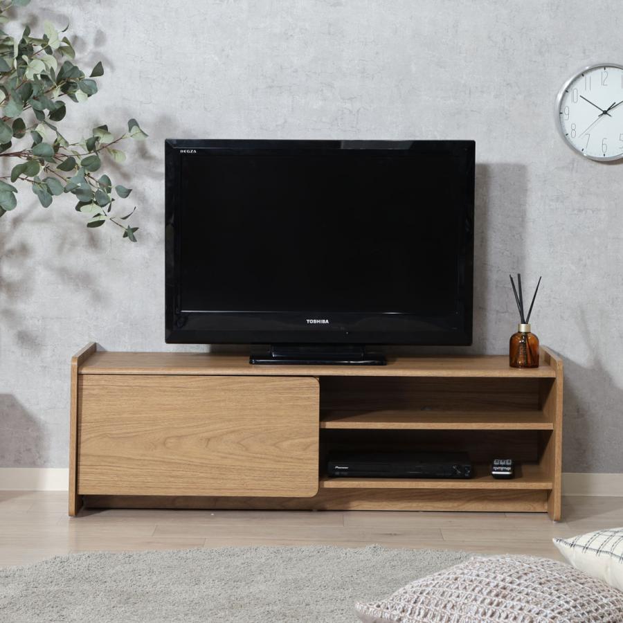 不二貿易（Fuji Boeki） テレビ台 幅120cm 木目調 ソフトクローズ 40型