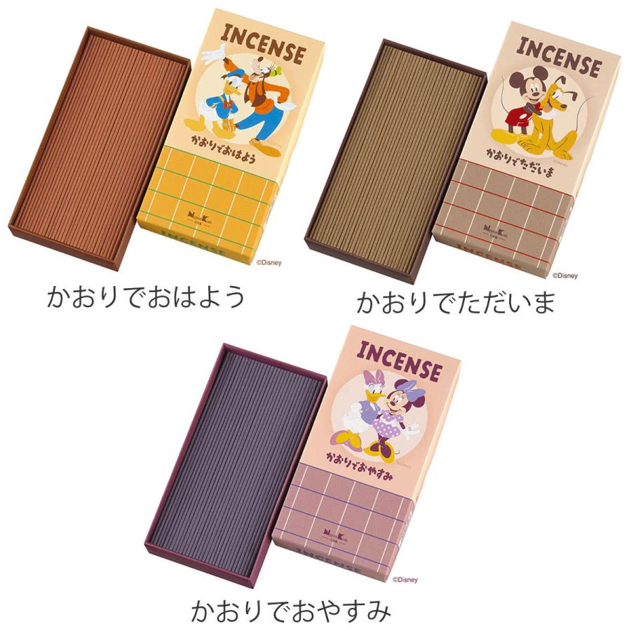 日本香堂 線香 ディズニー インセンス かおりでおはよう ただいま
