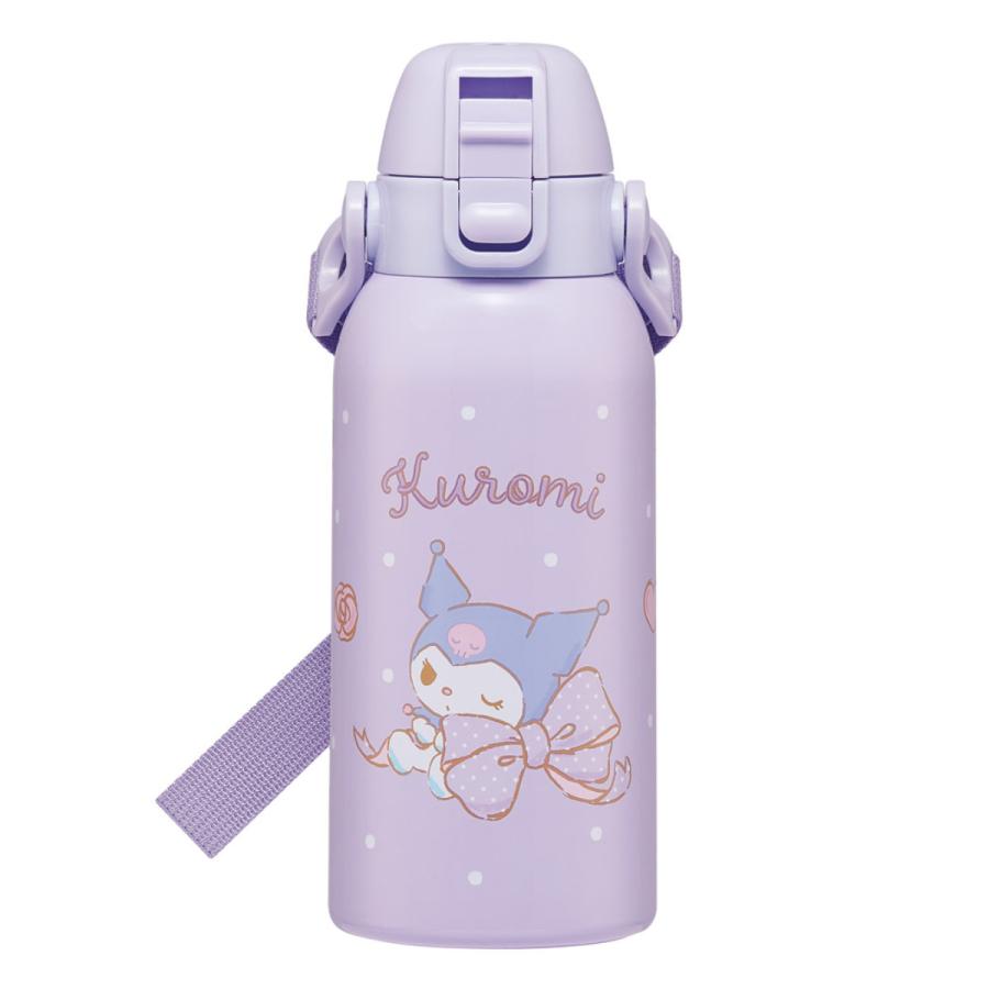 水筒 600ml ダイレクトボトル クロミビックリボン （ クロミ 保冷 直