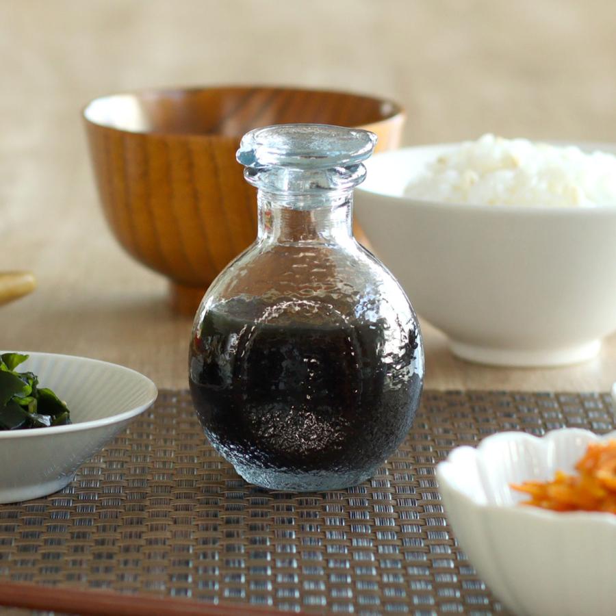 廣田硝子 醤油差し 100ml ガラス製 かすり ねじ式醤油注ぎ 日本製