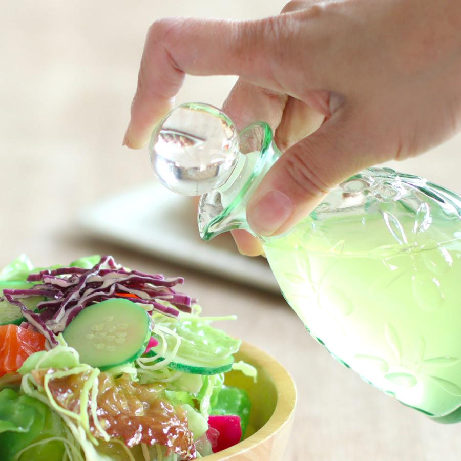 藍*璃様 ドレッシングボトル ソースボトル ヴィンテージ 調味料 ガラス