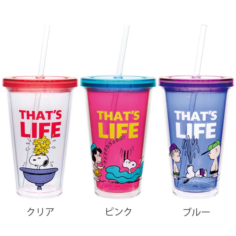 大西賢製販 タンブラー 550ml スヌーピー ストロータンブラー
