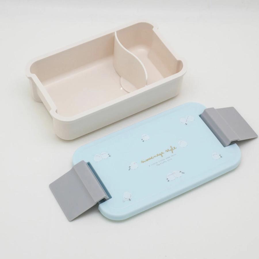 OSK（オーエスケー） 弁当箱 550ml シマエナガ ランチボックス 仕切付