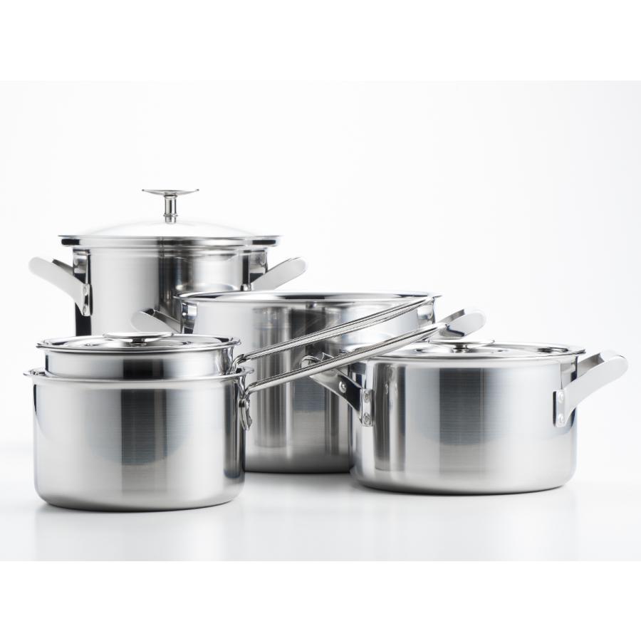 両手鍋 24cm 深型 IH対応 エレックマスター プロ ステンレス製 日本製