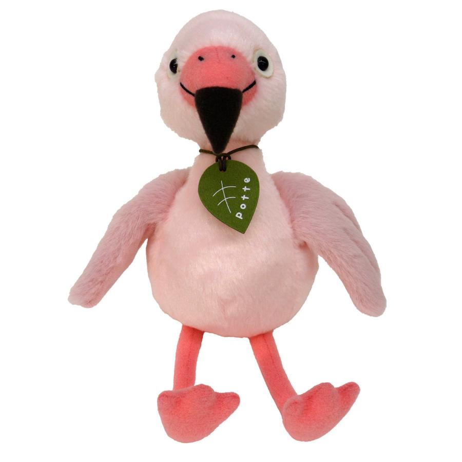 大きめピンク鳥型ぬいぐるみ Sun Arrow（サン・アロー） ぬいぐるみ potte フラミンゴ