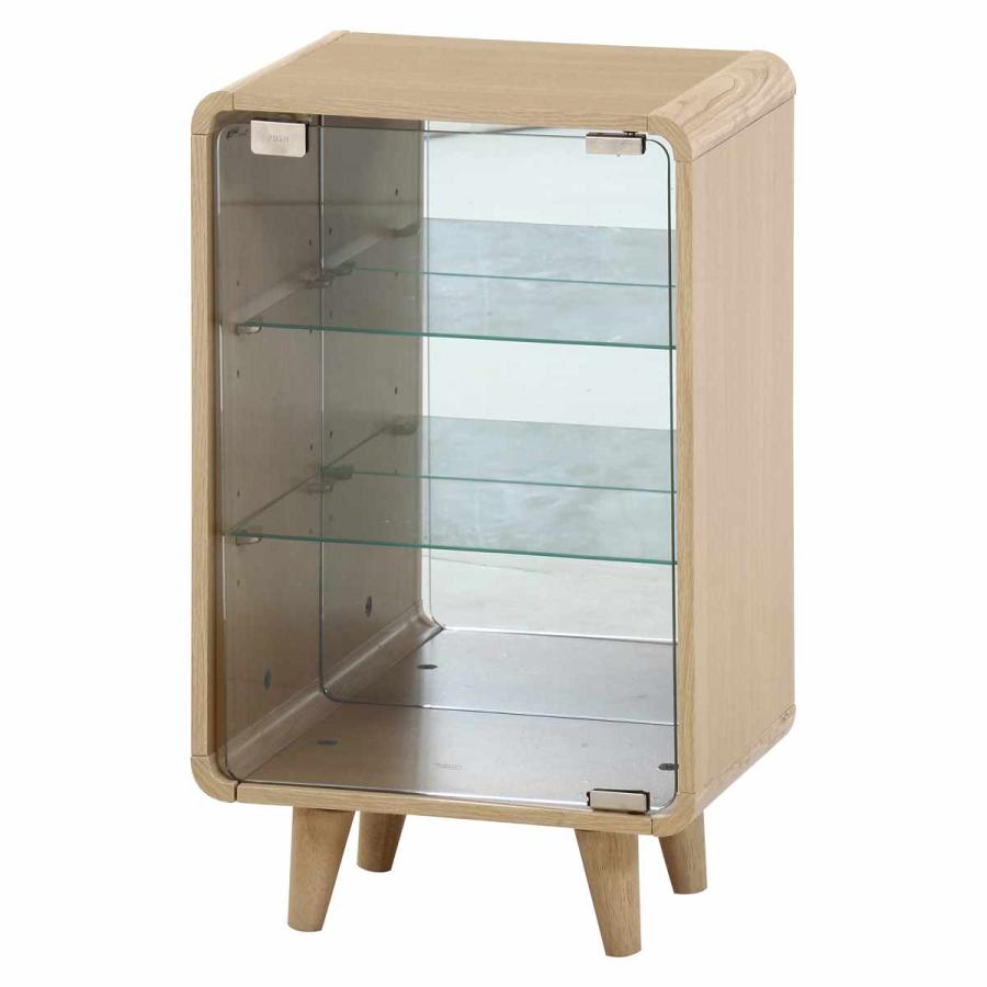 不二貿易（Fuji Boeki） コレクションシェルフ 幅36cm 3段 ガラス扉