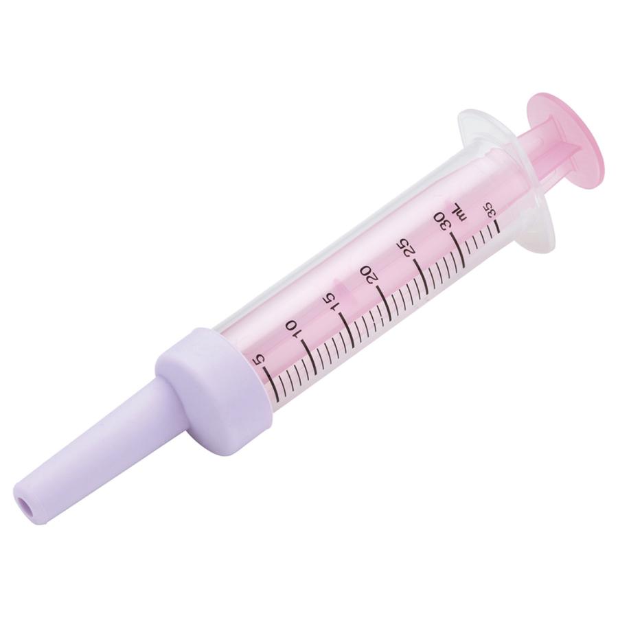シリンジ ペット キャップ付き 注入用注射器 30ml （ 動物用 犬 猫 水 フード 薬 エサ メモリ付き 食事 補助 介助 介護 注射器 ）（Yahoo!・お弁当グッズのカラフルボックス）