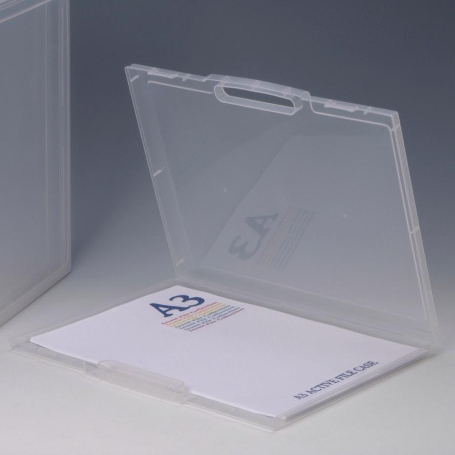 作品収納 A3 アクティブファイルケース 35型 子ども クリアケース