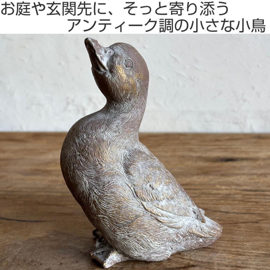 オブジェ デコール セメントオブジェ バード L （ 置物 あひる アヒル